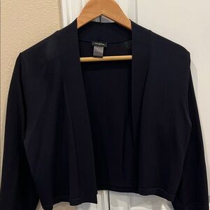 Ann Taylor Elegant Navy Blue Cardigan Shrug